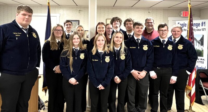 FFA members visit Eagle Grange